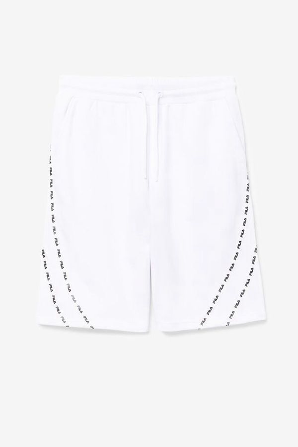 Fila Salvation Gym With Pockets Men's Shorts - White,NZ 605-49207